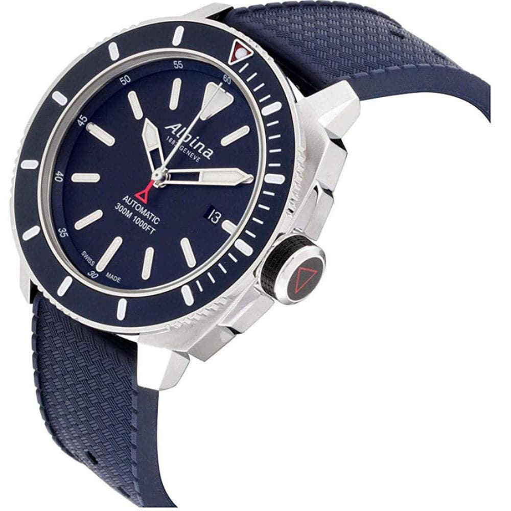 ALPINA SEASTRONG DIVER 300 AL 525LBN4V6 Men's Automatic Dive Watch - 300M Waterproof, Stainless Steel, for Scuba Diving & Outdoor Adventures