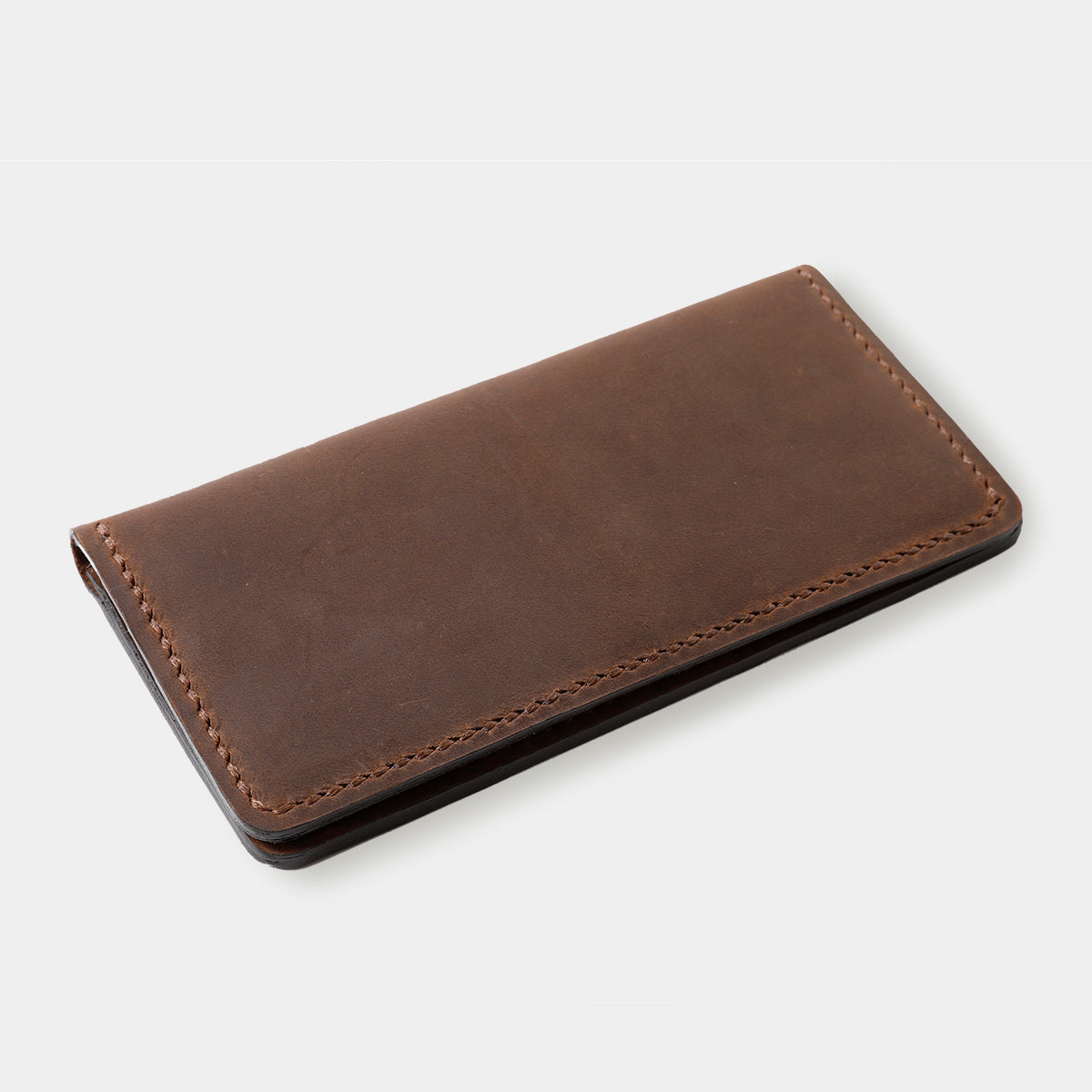 Premium TRAVELER'S COMPANY Leather Long Wallet - Brown | Durable & Stylish Travel Wallet for Passport, Cards & Cash | Perfect for Business Trips & Daily Use