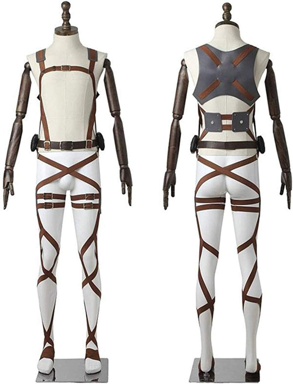 Titan Mikasa Ackerman Cosplay Costume Full Set - Attack on Titan Training Corps Uniform for Women | Anime Convention, Halloween, Cosplay Events