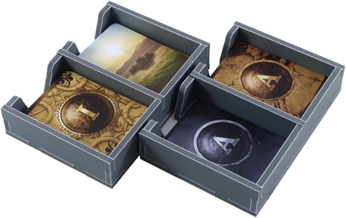 Folded Space Box Insert for Through The Ages: A New Story of Civilization Board Game - Premium Storage Solution for Game Organizers | Perfect for Game Nights & Strategy Sessions