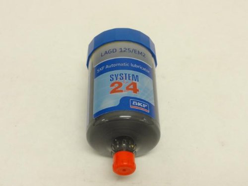 SKF LAGD 125/EM2 Automatic Grease Lubricator System 24 - 125mL Disposable High Viscosity Mineral-Based Lithium Soap Grease Cartridge for Industrial Machinery Maintenance
