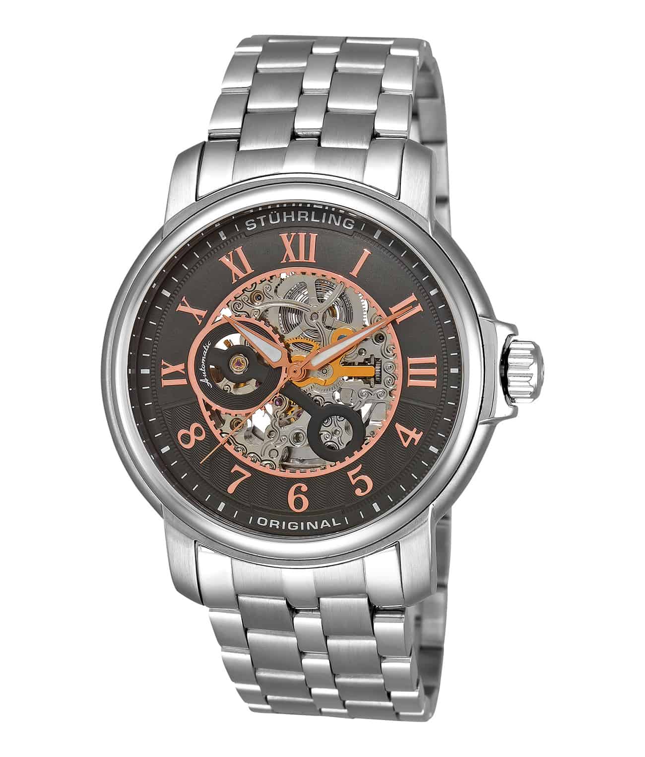 White Dial / Silver Case / Silver Stainless Steel Bracelet Deployant Buckle
