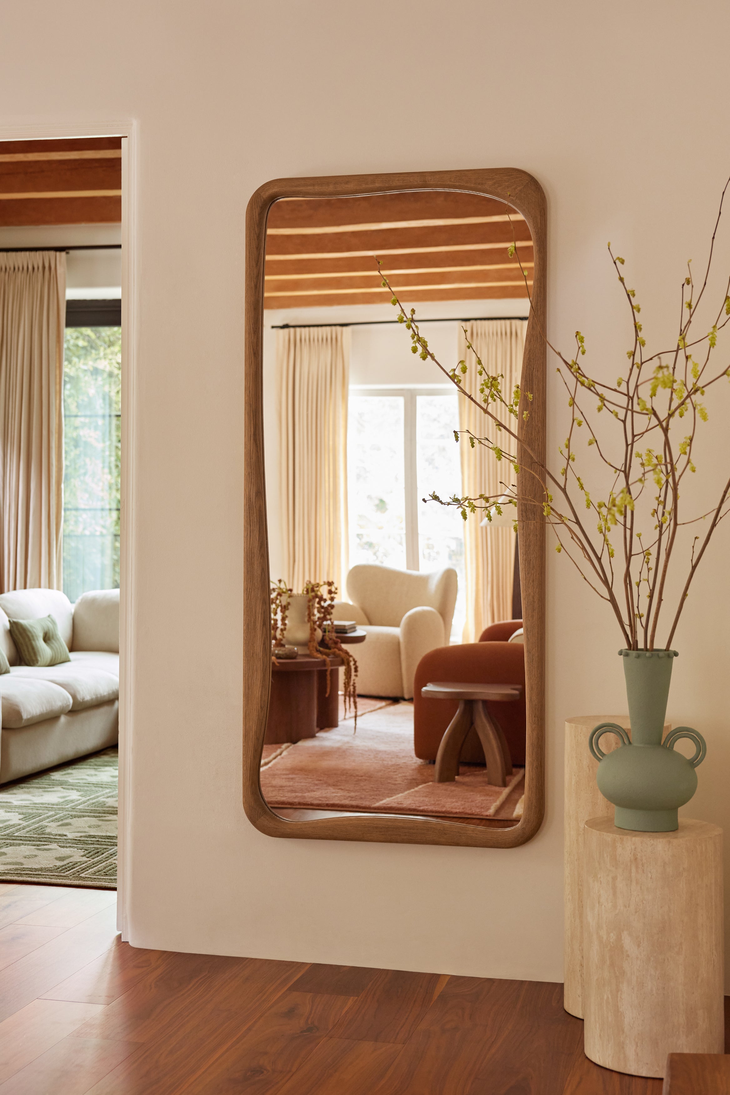 Galilea Full Length Floor Mirror by Aimee Song - Modern Freestanding Dressing Mirror for Bedroom, Living Room & Entryway Decor