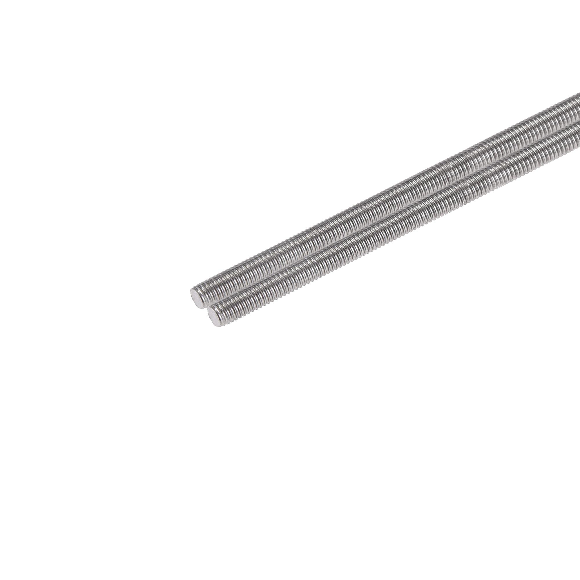 uxcell 2Pcs M3 x 160mm 304 Stainless Steel Fully Threaded Rods, Right Hand Long Screws for Hangers, U-Bolts, and DIY Projects