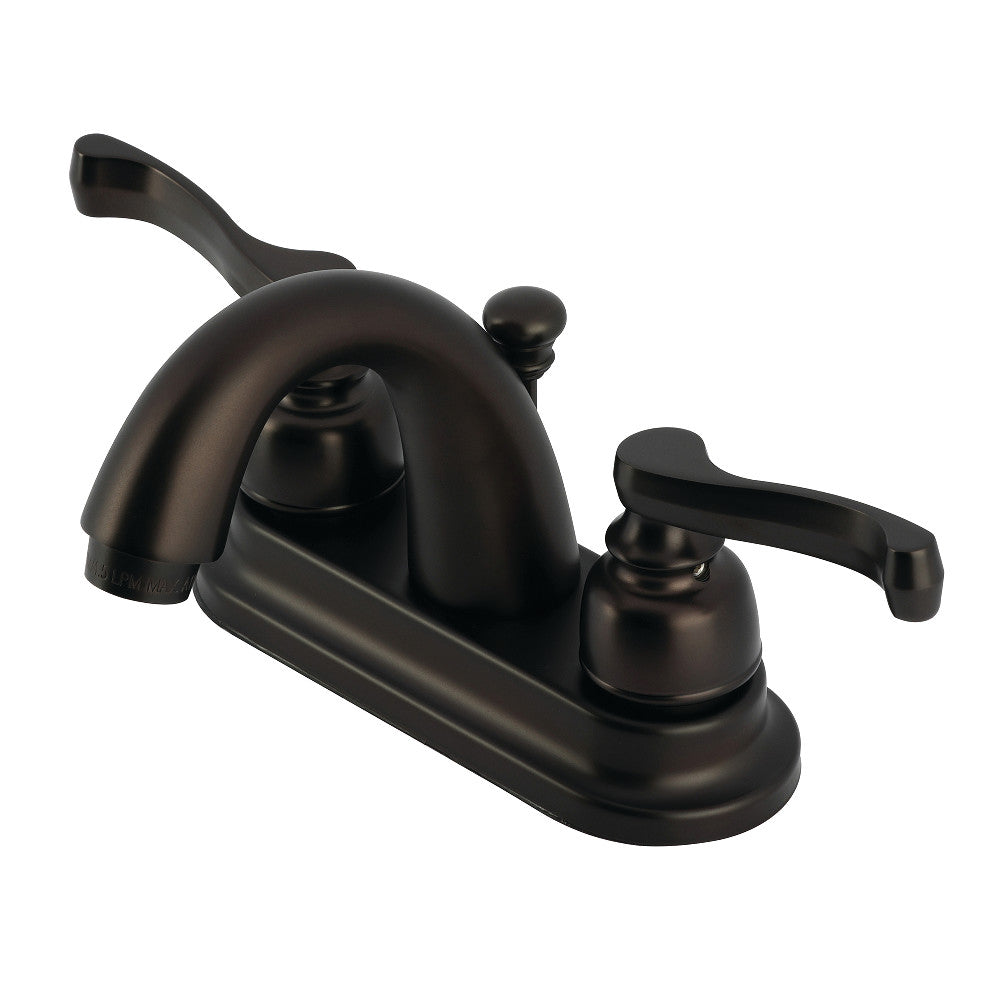 Kingston Brass KB5619FL 4 Inch Centerset Bathroom Faucet - Modern Water-Saving Design for Vanity Sink, Perfect for Home & Hotel Bathroom Renovation