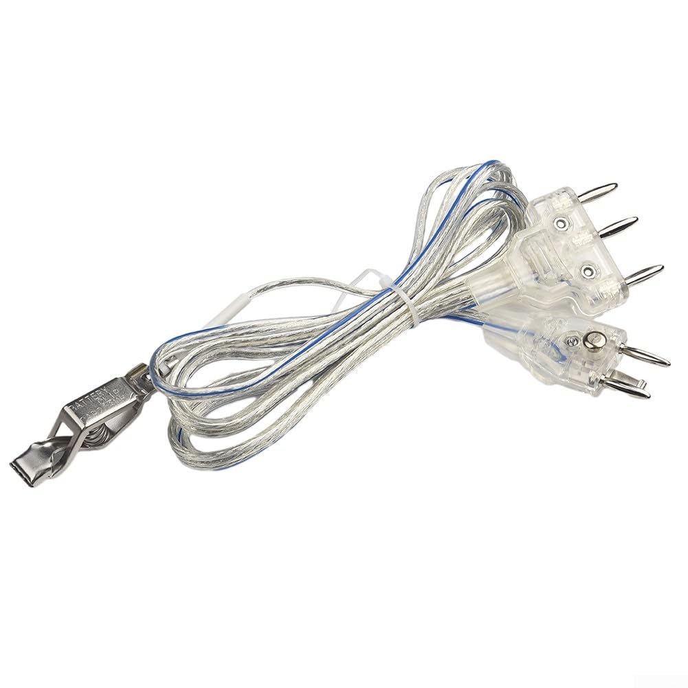 Premium Fencing Body Cords - Durable Plastic & Stainless Steel Foil Body Cord Cable with Hand Line Clamp | Competition & Training Equipment for Foil Fencing | Perfect for Tournaments, Practice & Fencing Clubs