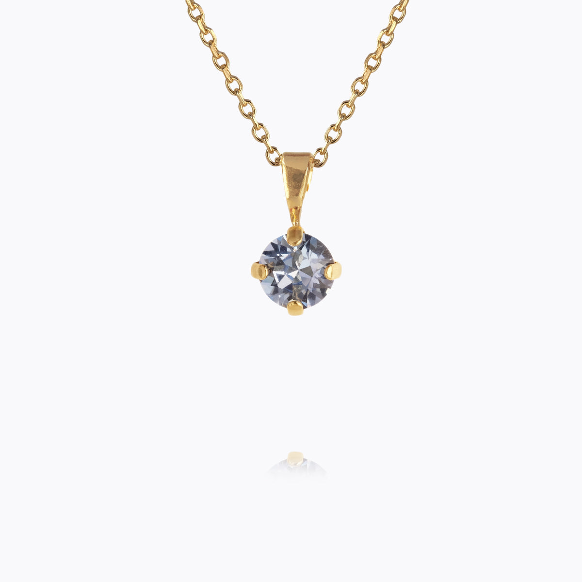Light Sapphire Girls Necklace for Kids - Dainty & Adjustable Children's Jewelry for Birthdays, Parties & Special Occasions