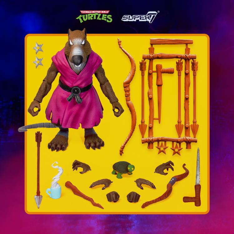 Teenage Mutant Ninja Turtles ULTIMATES! Master Splinter Action Figure - Collectible TMNT Toy for Kids & Adults - Perfect for Display, Play & TMNT Fans Collection