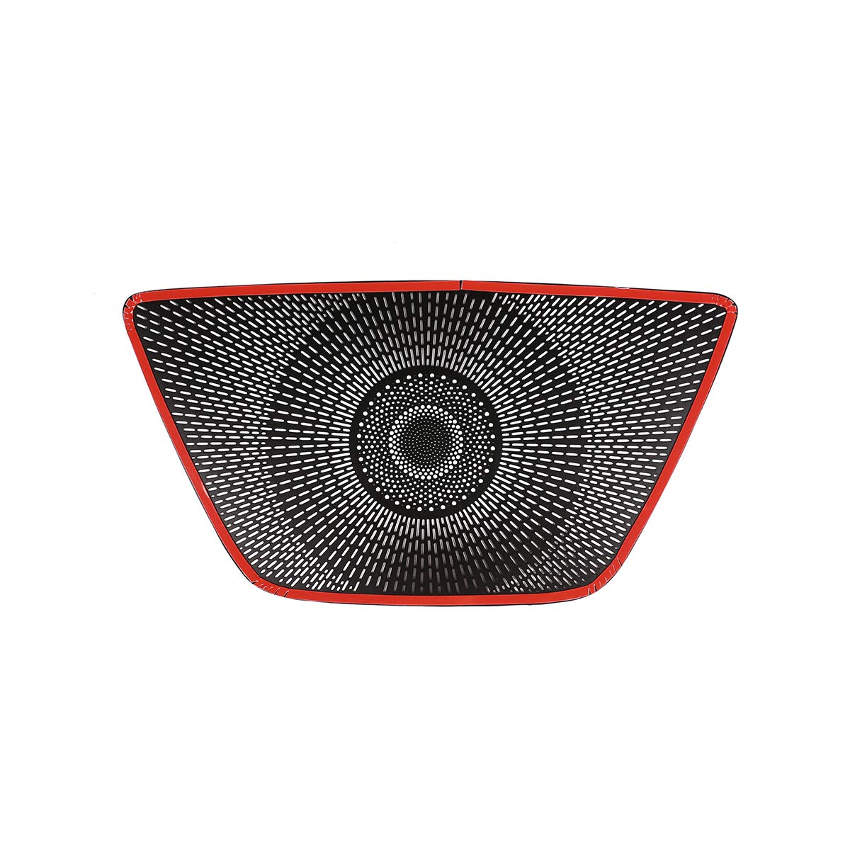 Premium Aluminum Alloy Black Car Dashboard Speaker Cover Trim for BMW X5 G05 (2019-2023) - Auto Interior Accessories for Enhanced Sound & Luxury Style - Perfect for Car Upgrades & Customization