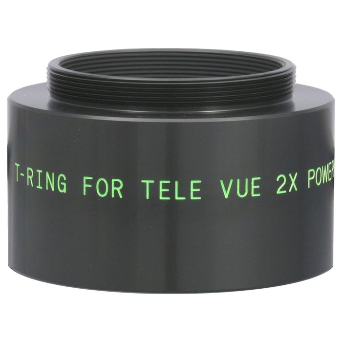 Tele Vue T-Ring Adapter for 2x Powermate - Compatible with DSLR & Mirrorless Cameras - Astronomy & Astrophotography Accessory for Telescopes