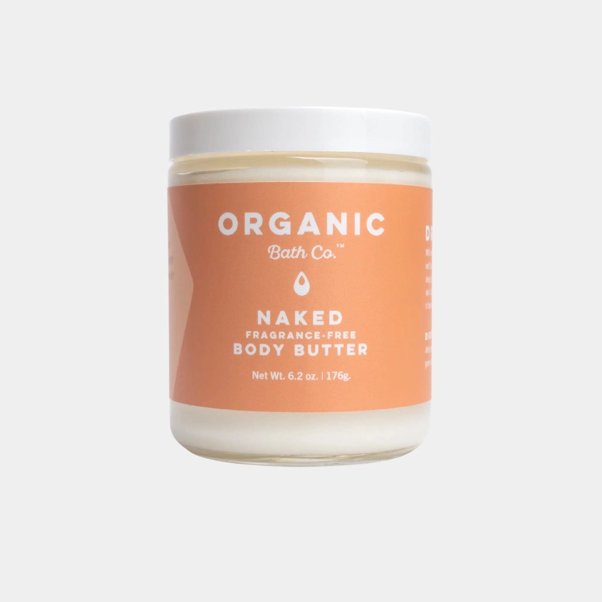 Organic Unscented Body Butter for Dry Skin - 100% Natural Moisturizer for Face, Hands & Body - Perfect for Daily Hydration & Sensitive Skin Care
