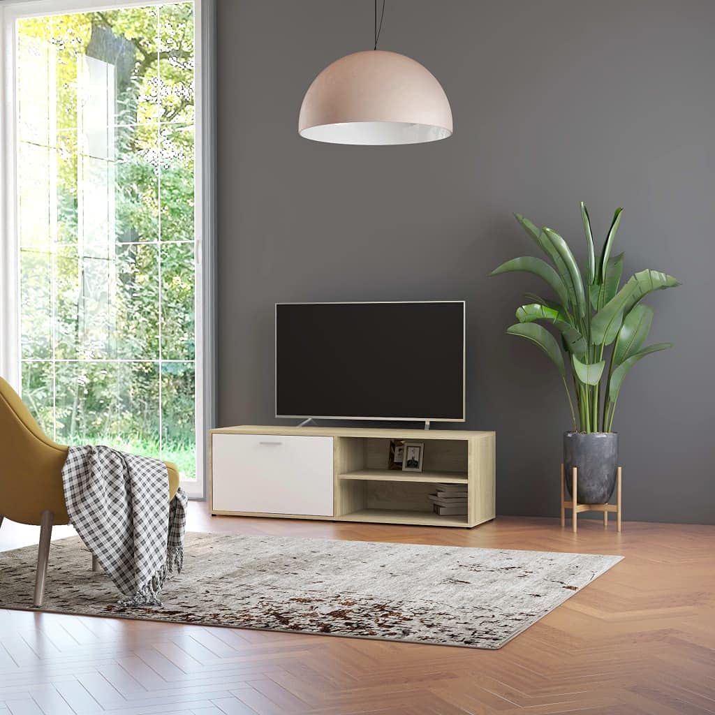 Modern TV Stand with Storage - 47.2