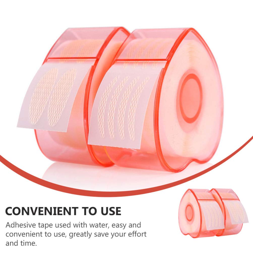 2 Pack Invisible Eyelid Tape Strips - Double Eyelid Stickers for Hooded & Droopy Eyes | Natural Eye Lift Tape with Strong Adhesive | Perfect for Asian Monolid Makeup & Everyday Eye Enhancement