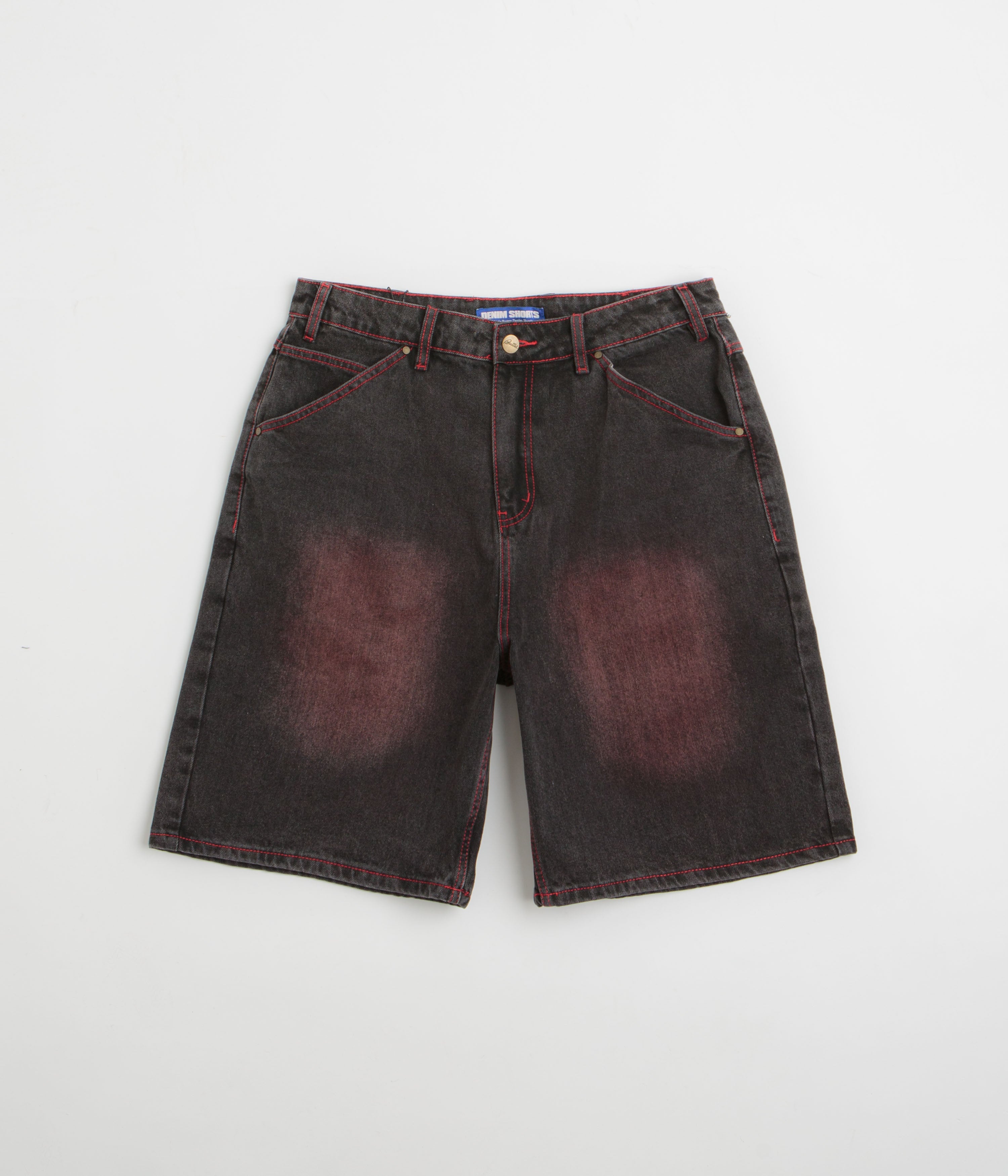 Butter Goods Encounter Denim Shorts - Tinted Washed Black | Vintage Style Distressed Denim Cutoffs for Women & Men | Perfect for Summer Outfits, Beach Vacations & Casual Streetwear