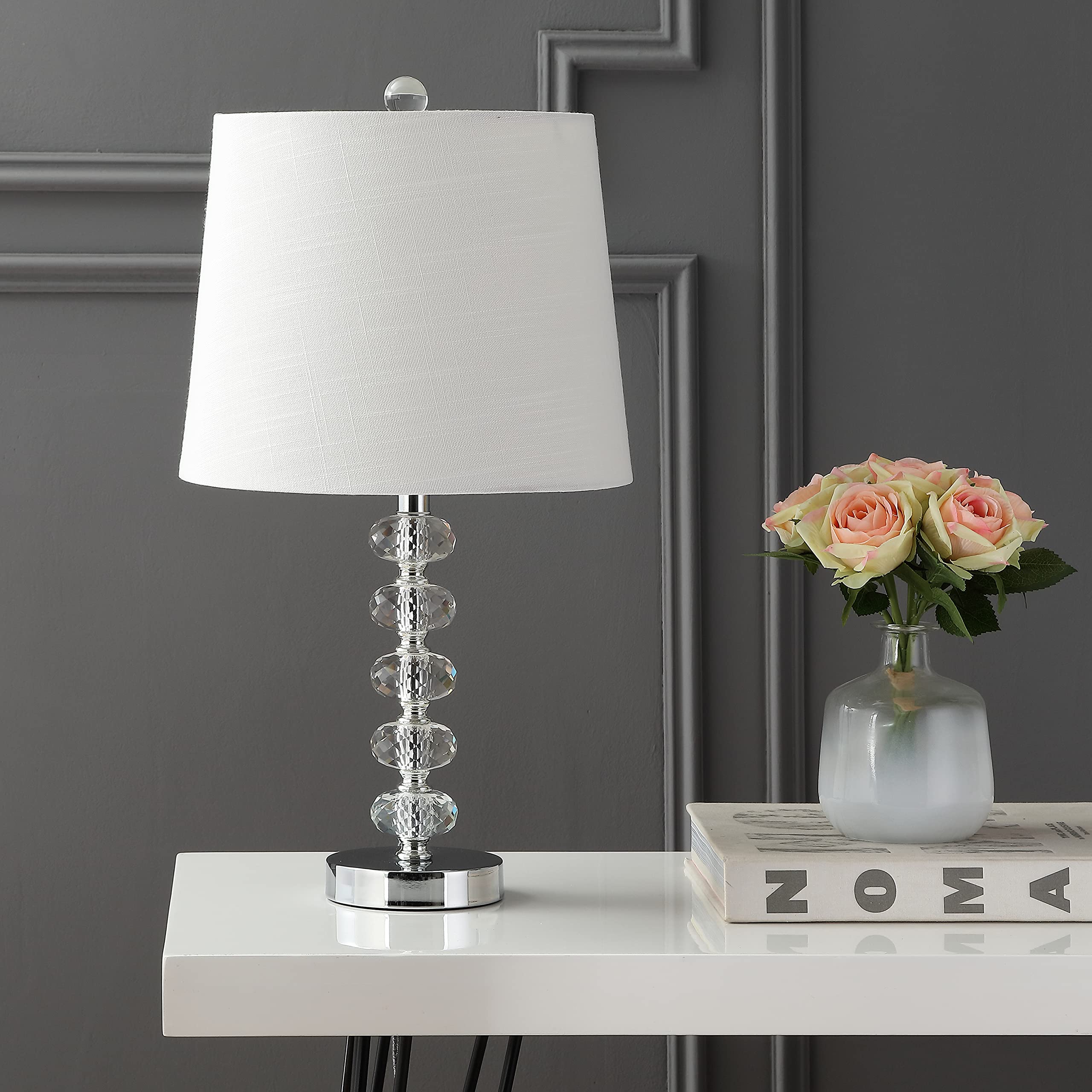 JONATHAN Y JYL5038A-SET2 Set of 2 Modern LED Table Lamps - 22