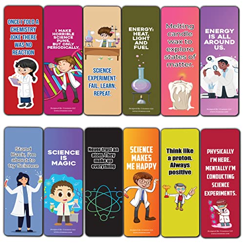 Mad Scientist Bookmarks (10-sets)
