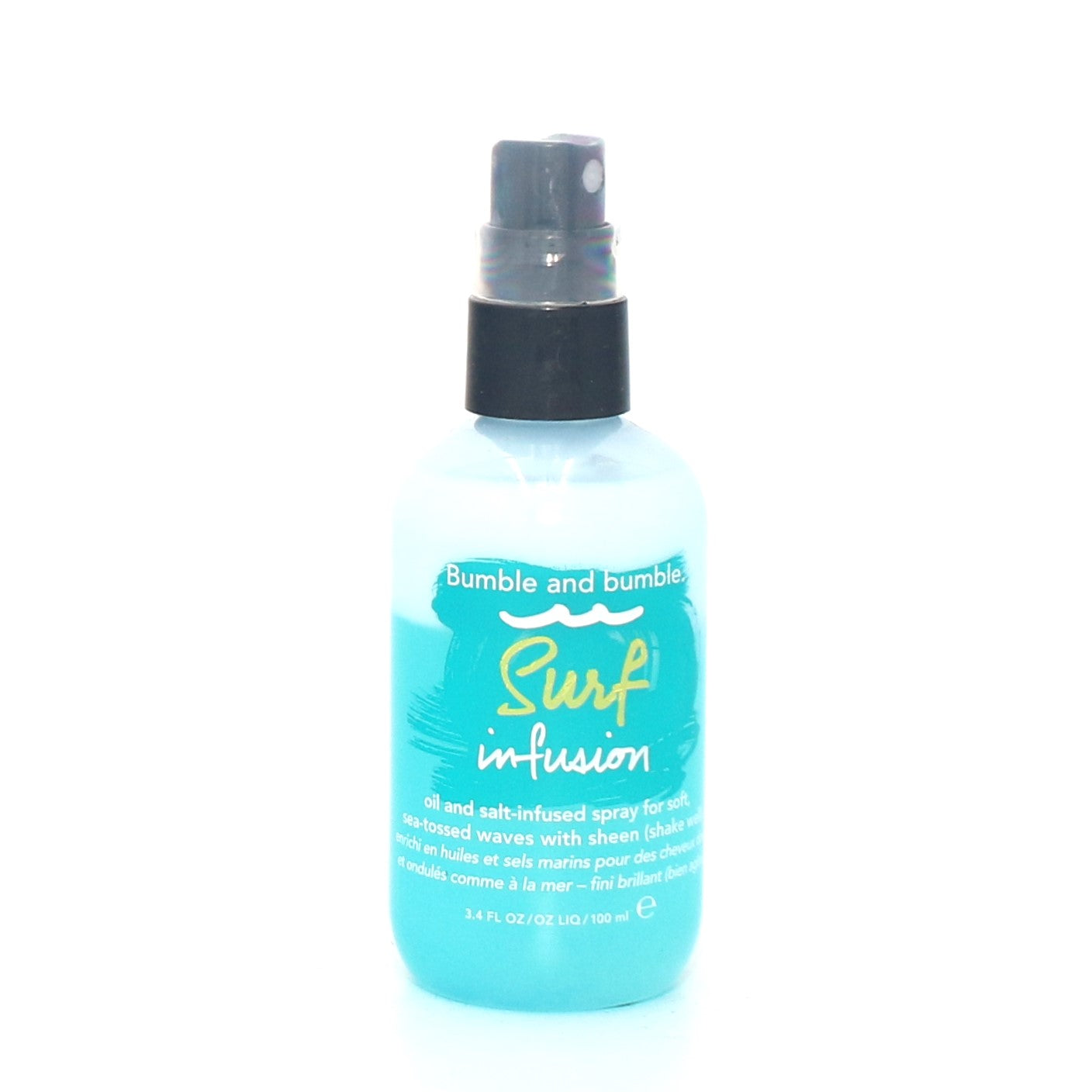 Bumble & Bumble Surf Infusion Sea Salt Spray 3.4 oz - Texturizing & Volumizing Hair Styling Spray for Beachy Waves & Natural Texture - Perfect for Beach Days, Summer Styling & Everyday Volume