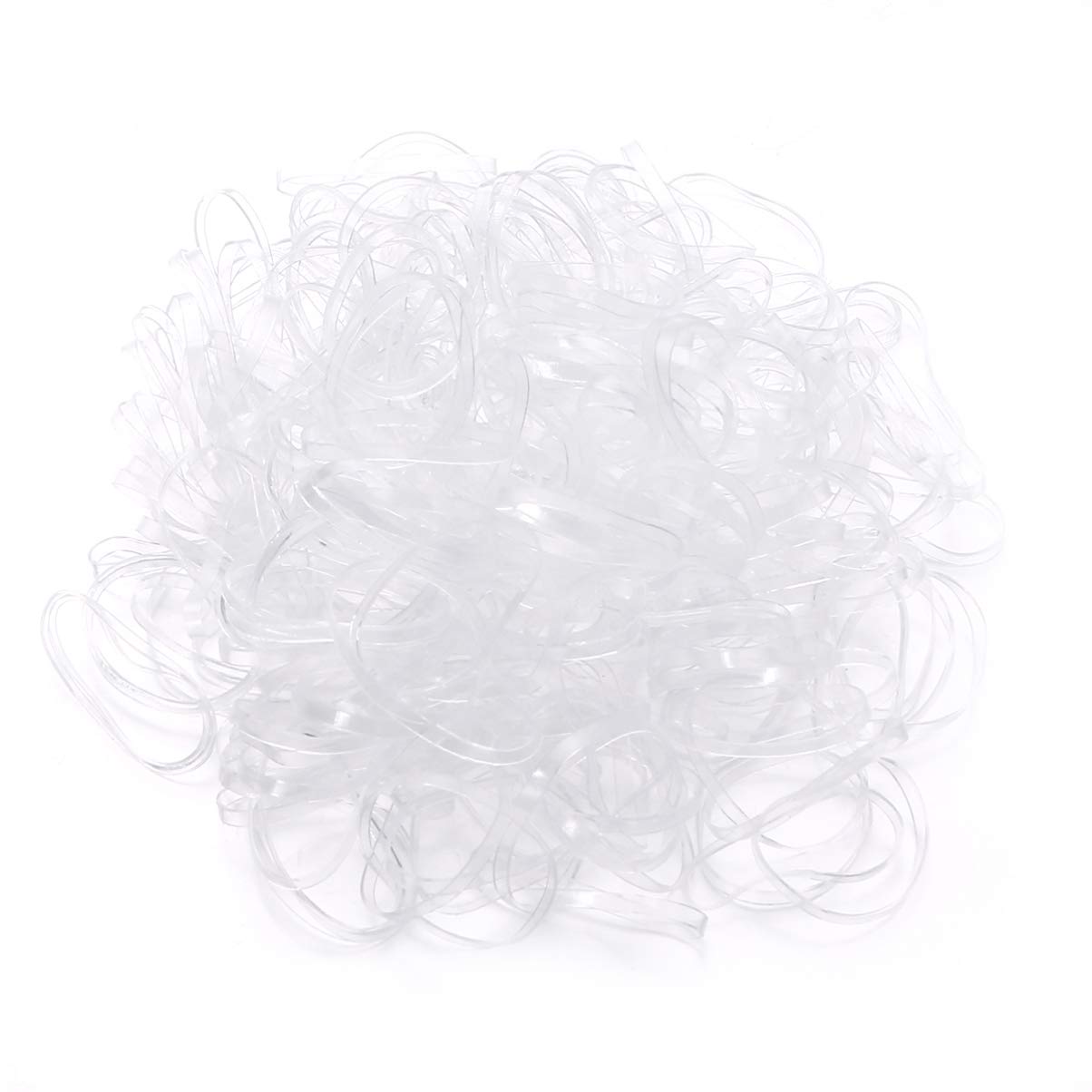 1000pcs Strong Elastic Hair Rubber Bands - No Slip Ponytail Holders for Women & Girls - Perfect for Braiding, Bun Making, and Everyday Hairstyling
