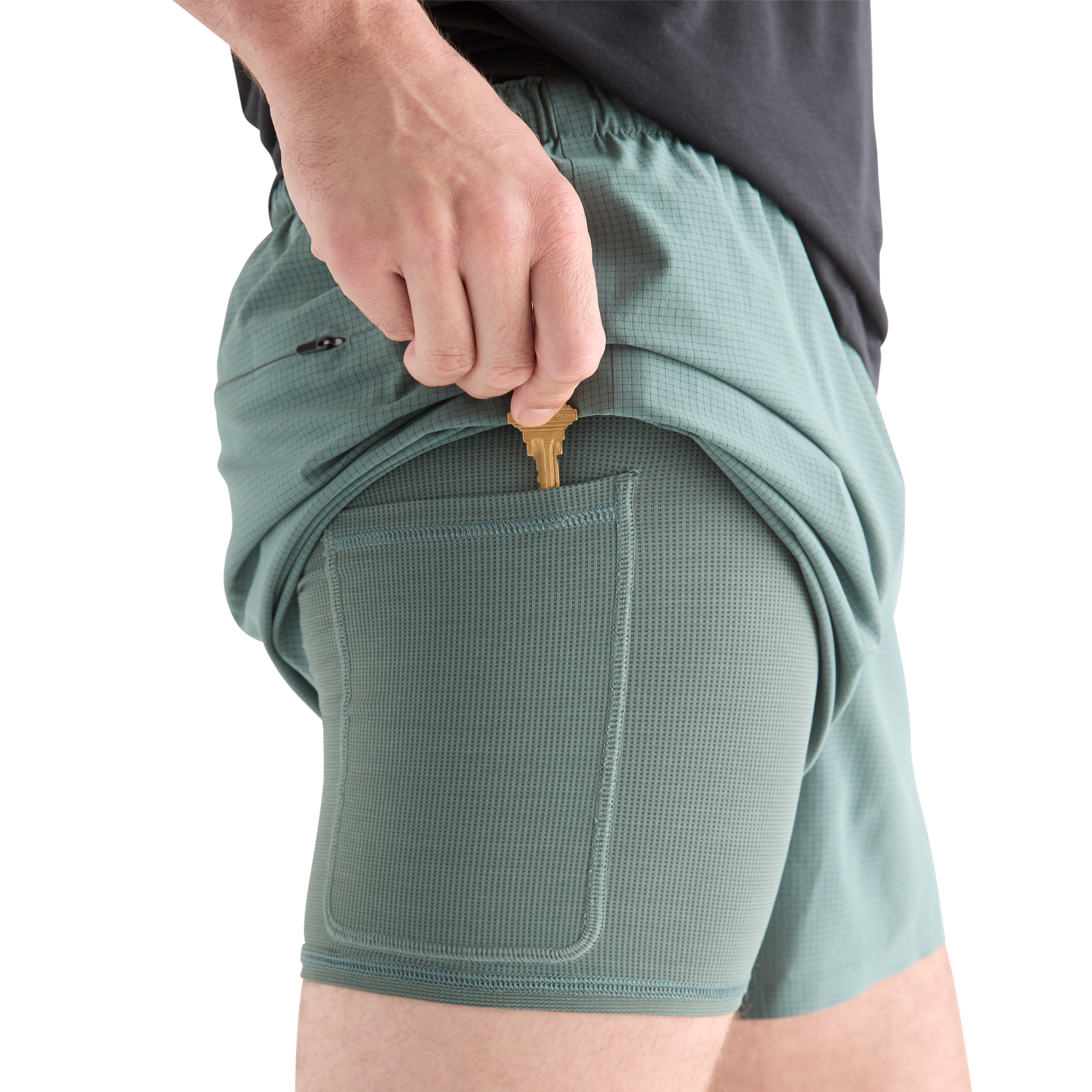 Men's Lightweight Lined Shorts with 5