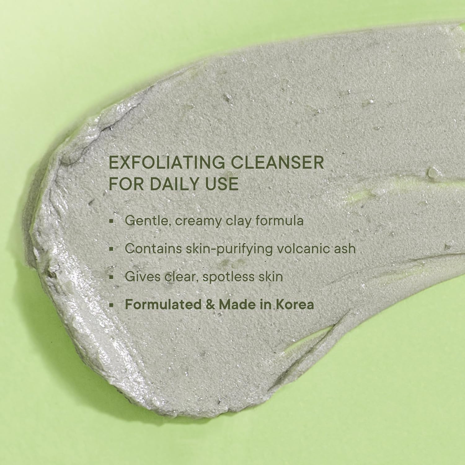 Quenc'h Pore Clearing Exfoliating Face Wash - Korean Deep Cleansing & Exfoliating Facial Cleanser for Acne & Blackheads (100ml) | Perfect for Daily Skincare Routine & Travel