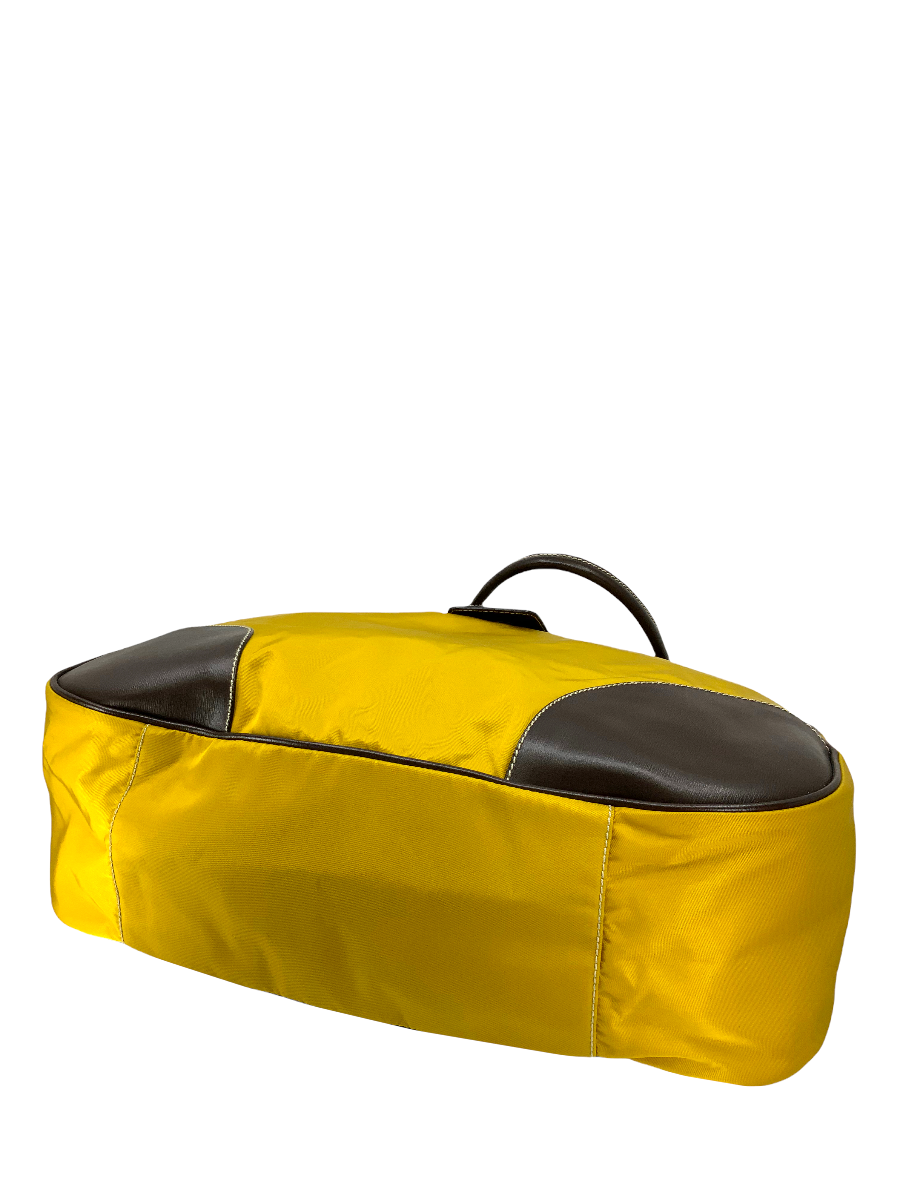 Prada Tessuto Moon Large Buckle Bag - Luxury Nylon Shoulder Bag for Women | Perfect for Work, Travel & Evening Events