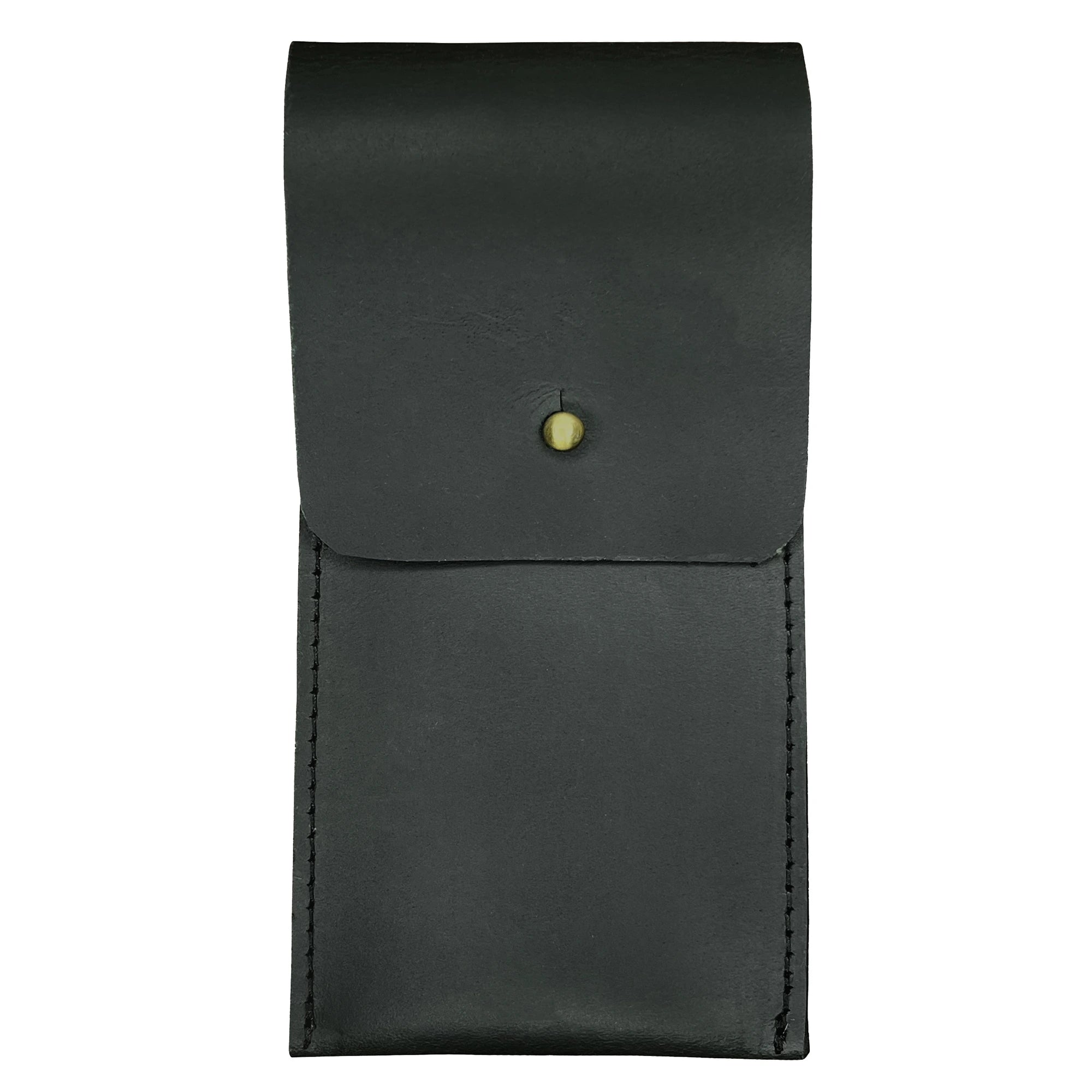 Premium Leather Pen Case - Handmade Protective Sleeve Cover for Fountain Pens & Ballpoints (Black) - Perfect Gift for Writers & Professionals