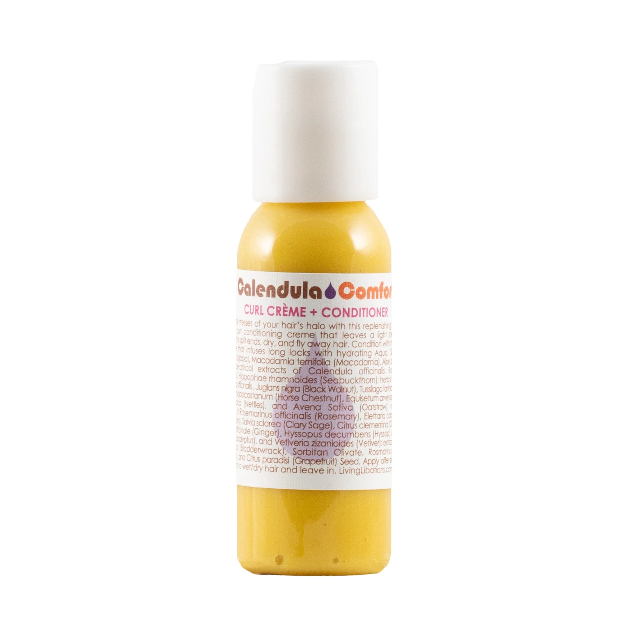 Organic Calendula Comfort Curl Crème & Conditioner Set for Natural Hair - Hydrating & Defining Curly Hair Care - Perfect for Daily Use & Frizz Control