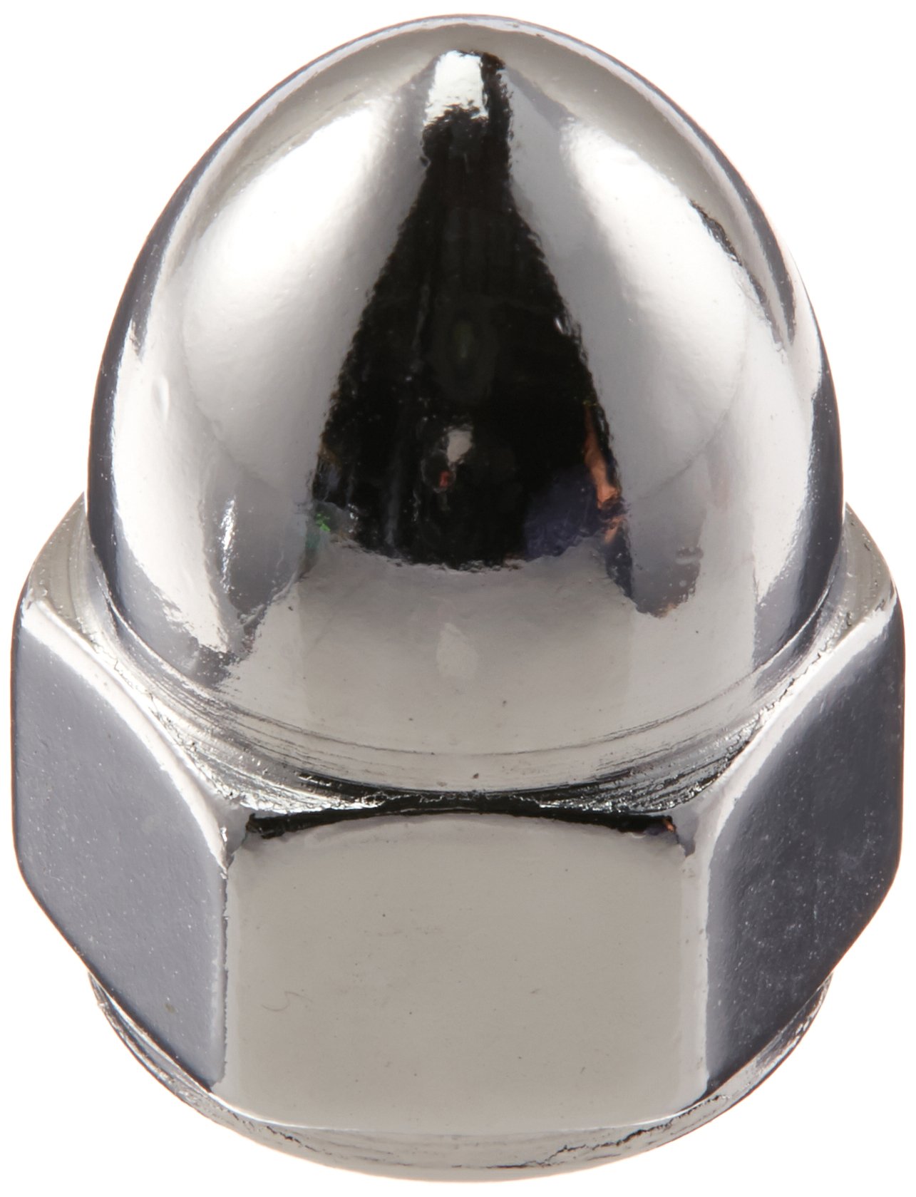 1/4-20 Coarse Thread Acorn Cap Nuts - Pack of 10 - Zinc Plated Steel Dome Hex Nuts for Furniture, Automotive & DIY Projects - Secure & Decorative Fastening Solution