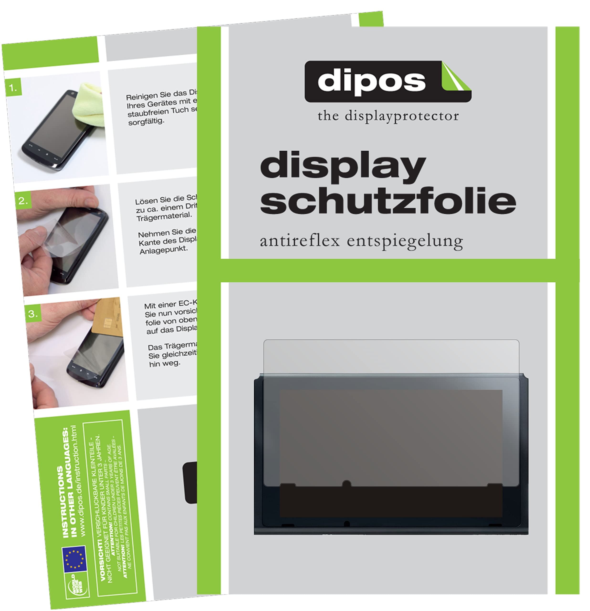 2X Matte Screen Protector for Nintendo Switch (2021) - Anti-Glare & Scratch Resistant Film - Perfect for Gaming, Travel & Long Play Sessions