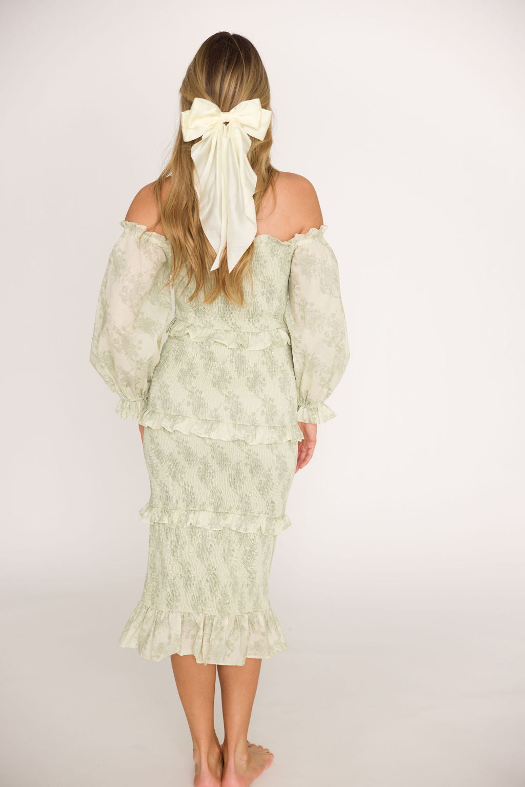 Chloe Midi Dress in Sage Green - Bump Friendly Maternity Dress for Pregnancy & Nursing | Perfect for Baby Showers, Date Nights & Special Occasions