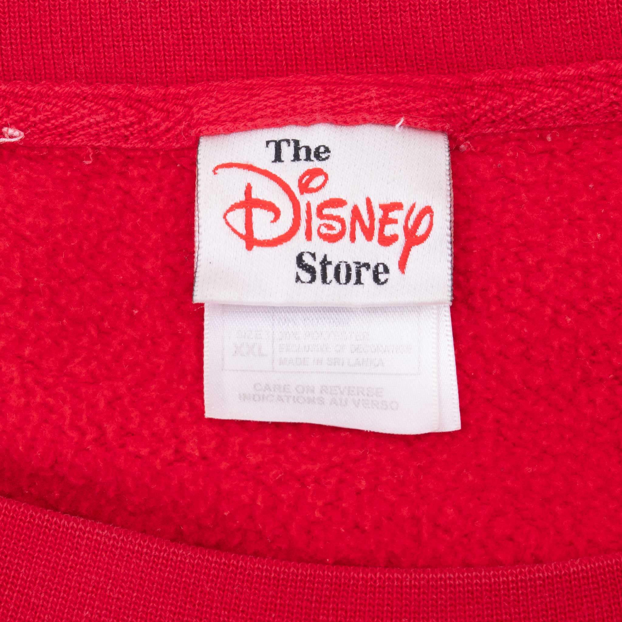 Vintage 1990s Disney Winnie The Pooh Embroidered Sweatshirt 2XL - Retro Cartoon Character Hoodie for Casual Wear & Disney Fans Collection