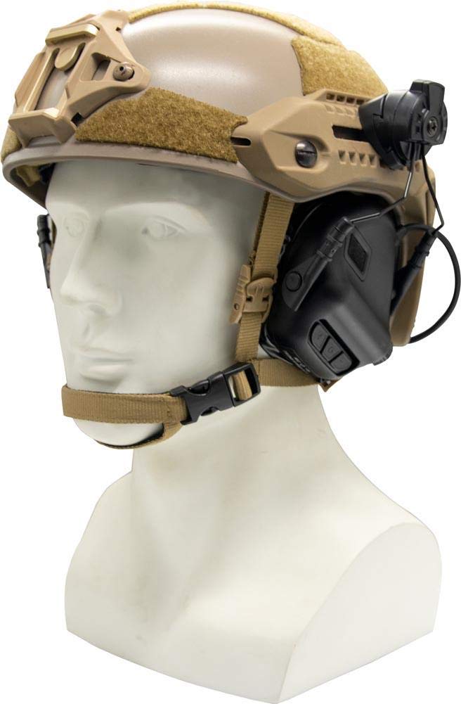 Universal Communication Headset Adapter for MTEK Flux, HHV & MLOK Helmets - Tactical Headset Connector for Military, Airsoft & Shooting Ranges