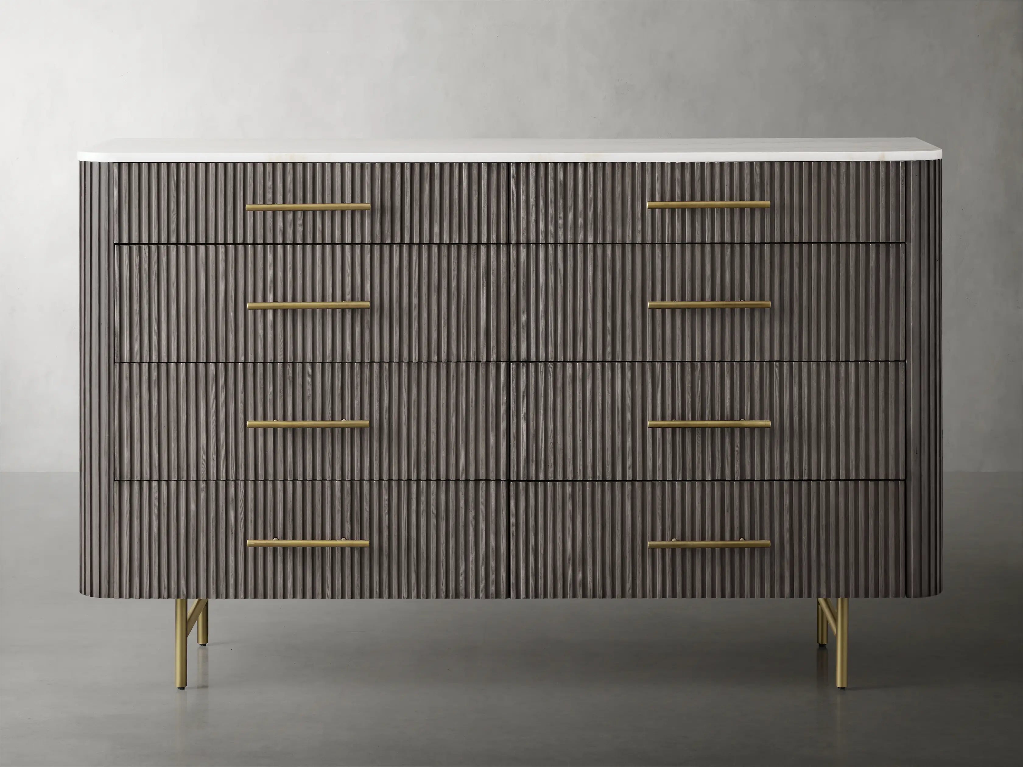 Fimley 8-Drawer Dresser for Bedroom - Solid Wood Chest of Drawers with Ample Storage Space | Perfect for Organizing Clothes, Bedding & Accessories in Master Bedroom, Guest Room or Dorm