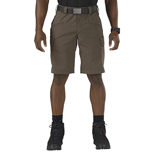 5.11 Tactical Men's Stryke 11-Inch Inseam Military Shorts - Flex-Tac Ripstop Fabric, Durable & Comfortable (Style 73327) - Perfect for Outdoor Activities, Hiking, and Tactical Training