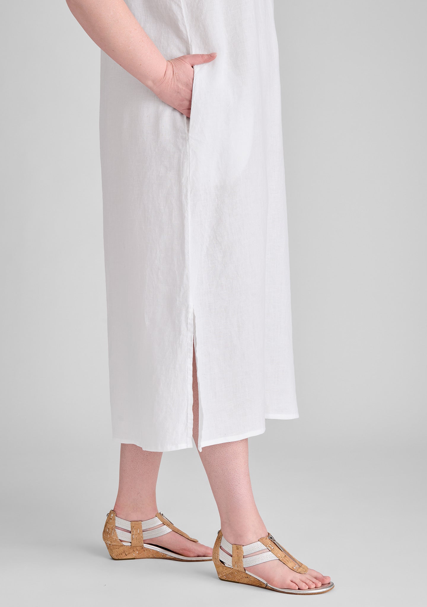 Calypso Dress - Sleeveless Linen Summer Dress for Women | Breathable & Comfortable Beachwear, Vacation Outfit, Casual Day Dress