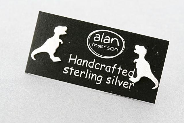 Dinosaur Stud Earrings - Sterling Silver Jewelry for Women & Girls - Perfect for Gifts, Parties & Everyday Wear