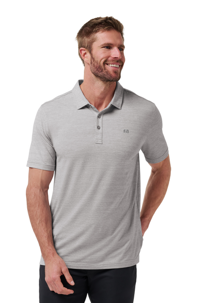 TravisMathew Men's Heater Polo Shirt - Comfortable & Stylish Golf & Casual Wear for Men | Perfect for Golfing, Office & Outdoor Activities