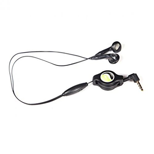 Retractable Wired Earbuds with Microphone for Motorola Moto G7 - 3.5mm Hands-Free Headphones for Calls, Music & Gaming - Perfect for Commuting, Workouts & Office Use