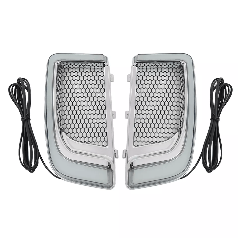 Eagle Lights SUNBURST Lower Fairing Grill LED Lights for Harley Davidson Motorcycles - Bright Custom Accent Lighting for Night Riding & Bike Shows