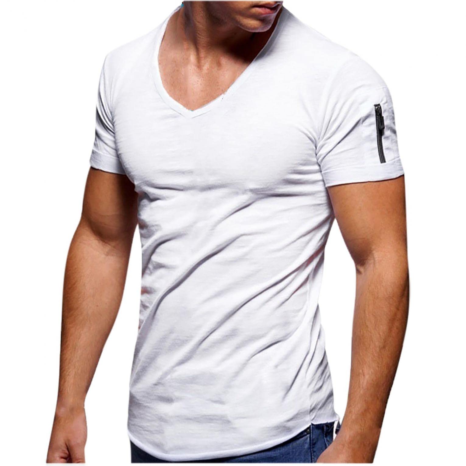 Men's Polo T-Shirts - Casual Crew Neck Short Sleeve Henley Shirts for Workout & Gym | Breathable Cotton Tees for Sports, Outdoor Activities & Daily Wear