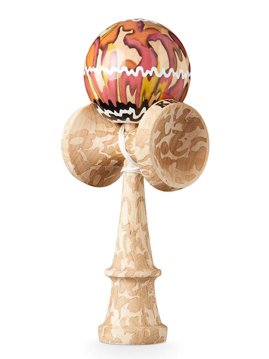 Krom Naked Plasticity Apex Kendama - Premium Japanese Skill Toy for Beginners & Pros - Perfect for Stress Relief, Hand-Eye Coordination & Fun Outdoor Play