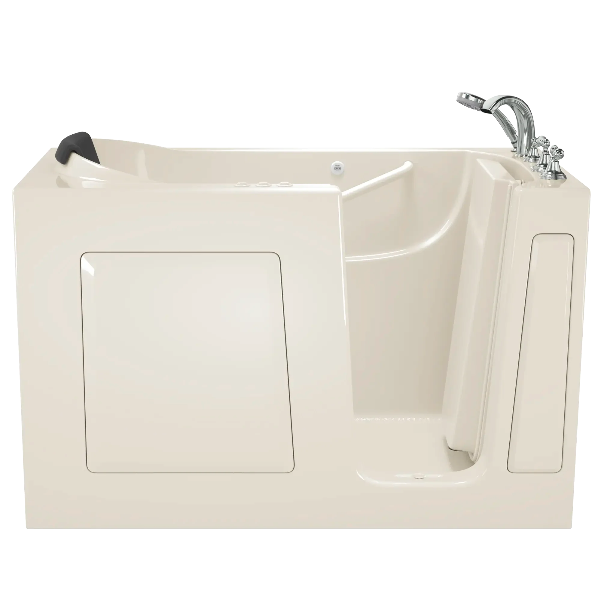 Premium 30 x 60 Inch Gelcoat Walk-in Bathtub with Air Spa & Whirlpool System - Right Hand Drain & Faucet - Ideal for Elderly & Mobility Support, Relaxation Therapy, and Spa-Like Bathing Experience at Home