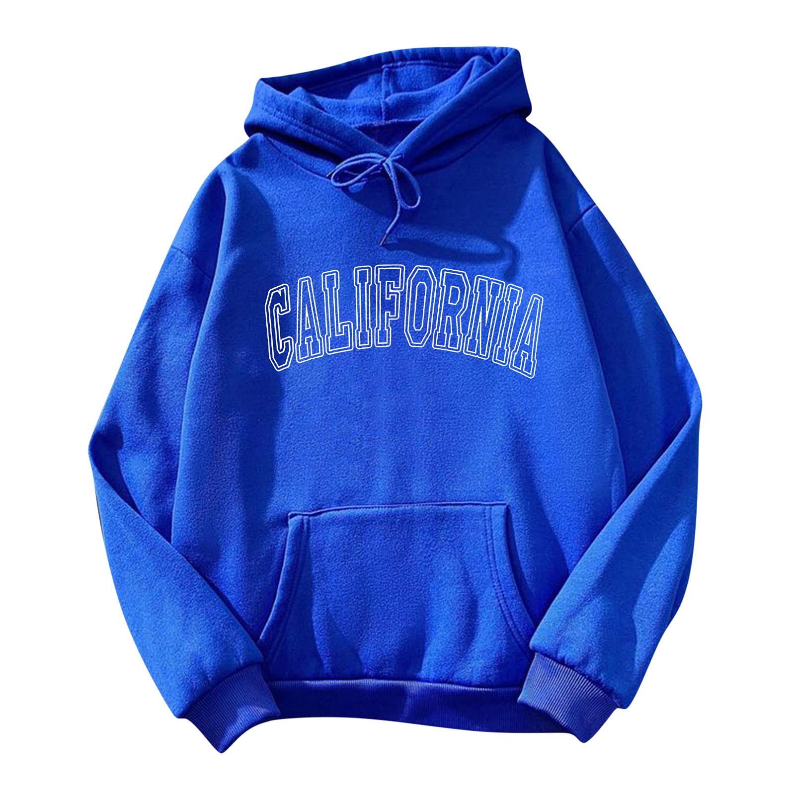 Women's Zip-Up Hooded Sweatshirt - Long Sleeve Printed Pullover with Solid Colors | Casual Wear, Loungewear & Outdoor Activities
