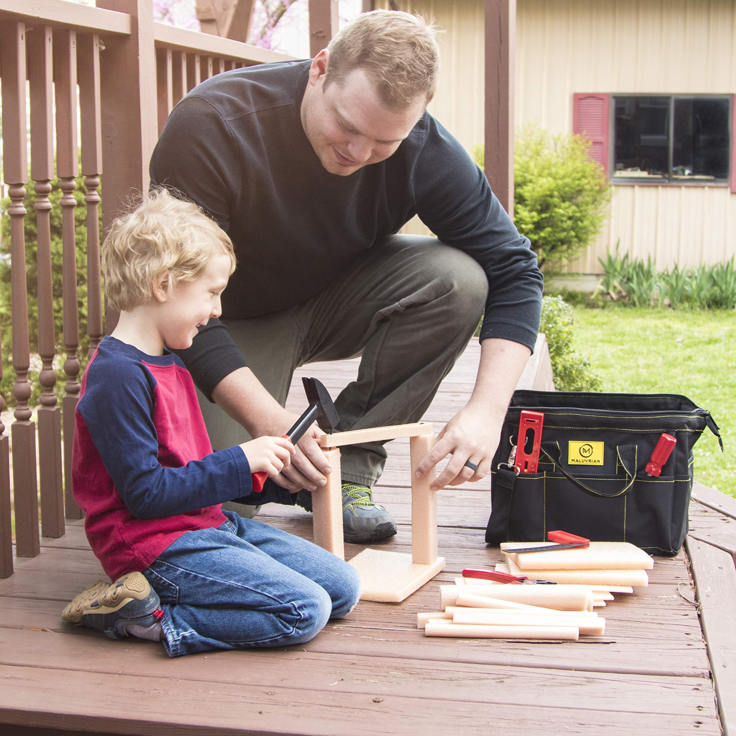 STEM Building Toys for Kids - Construction Tool Set for Boys & Girls | Pretend Play & Crafts