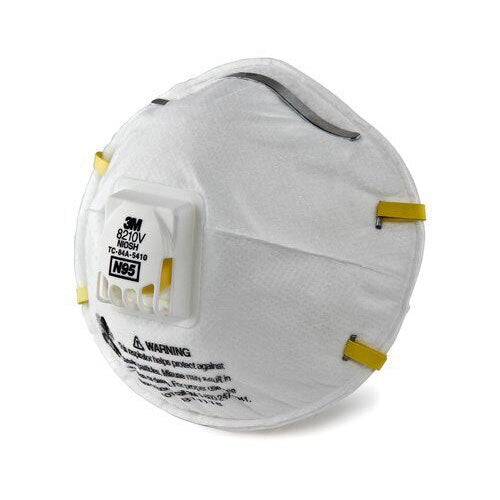 3M 49711 8210V N95 Particulate Respirator Mask - 20 Pack, NIOSH Certified for Dust, Pollen & Airborne Particles - Ideal for Construction, Woodworking & Home Improvement Projects