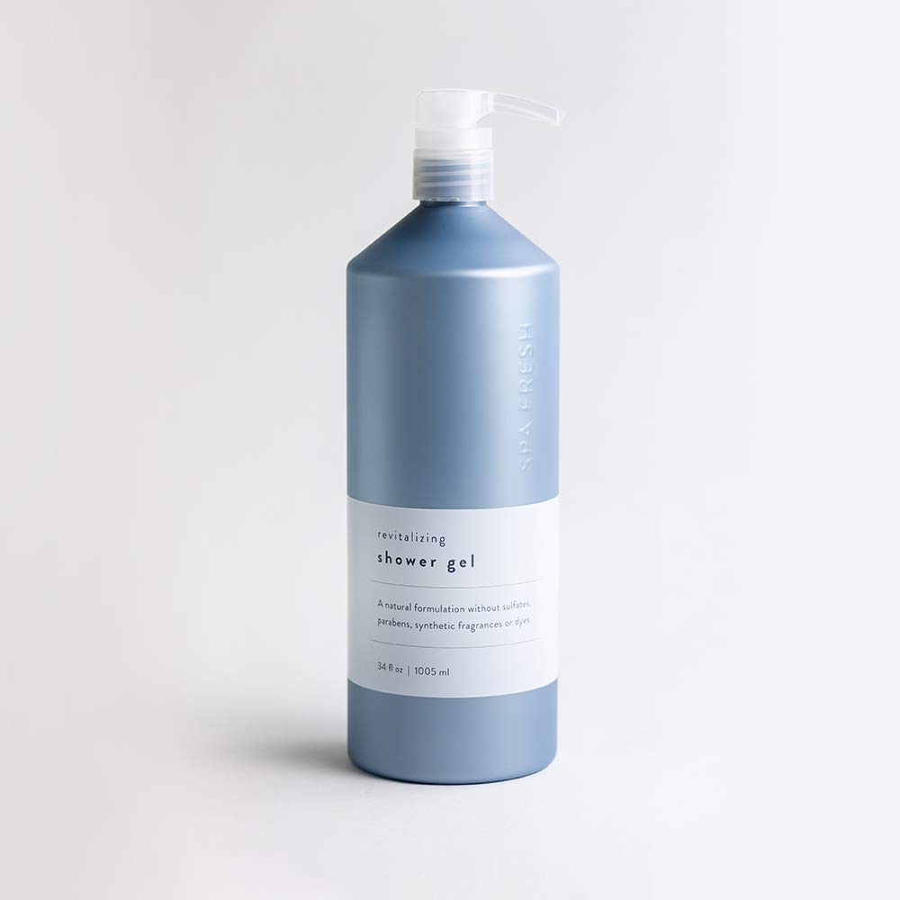 The Ritz-Carlton Spa Fresh Purifying Shower Gel - 34 oz | Luxury Moisturizing Body Wash for Men & Women | Refreshing Aromatherapy Experience for Daily Shower & Spa Relaxation