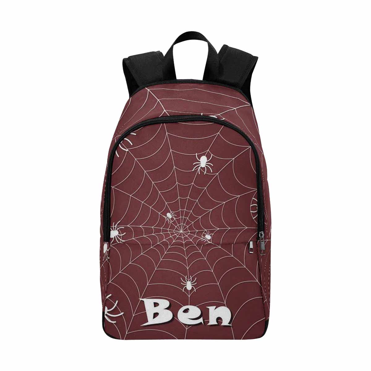 Personalized Backpack With Name - Spider Web Red Backpack for Teens, Lightweight School Bookbag, Durable Shoulder Bag for Students - Perfect for School, Travel & Daily Use