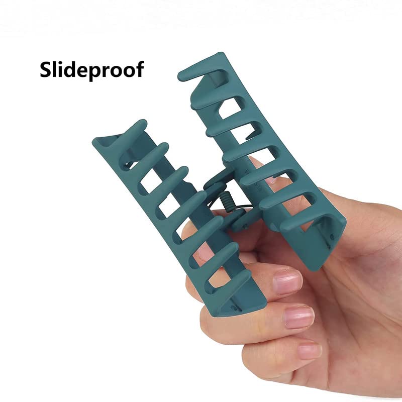 Shidara 6-Piece Large Hair Claw Clips for Women - Matte Non-Slip Strong Hold Hair Clips for Thin to Thick Hair | Perfect for Updos, Ponytails & Everyday Styling