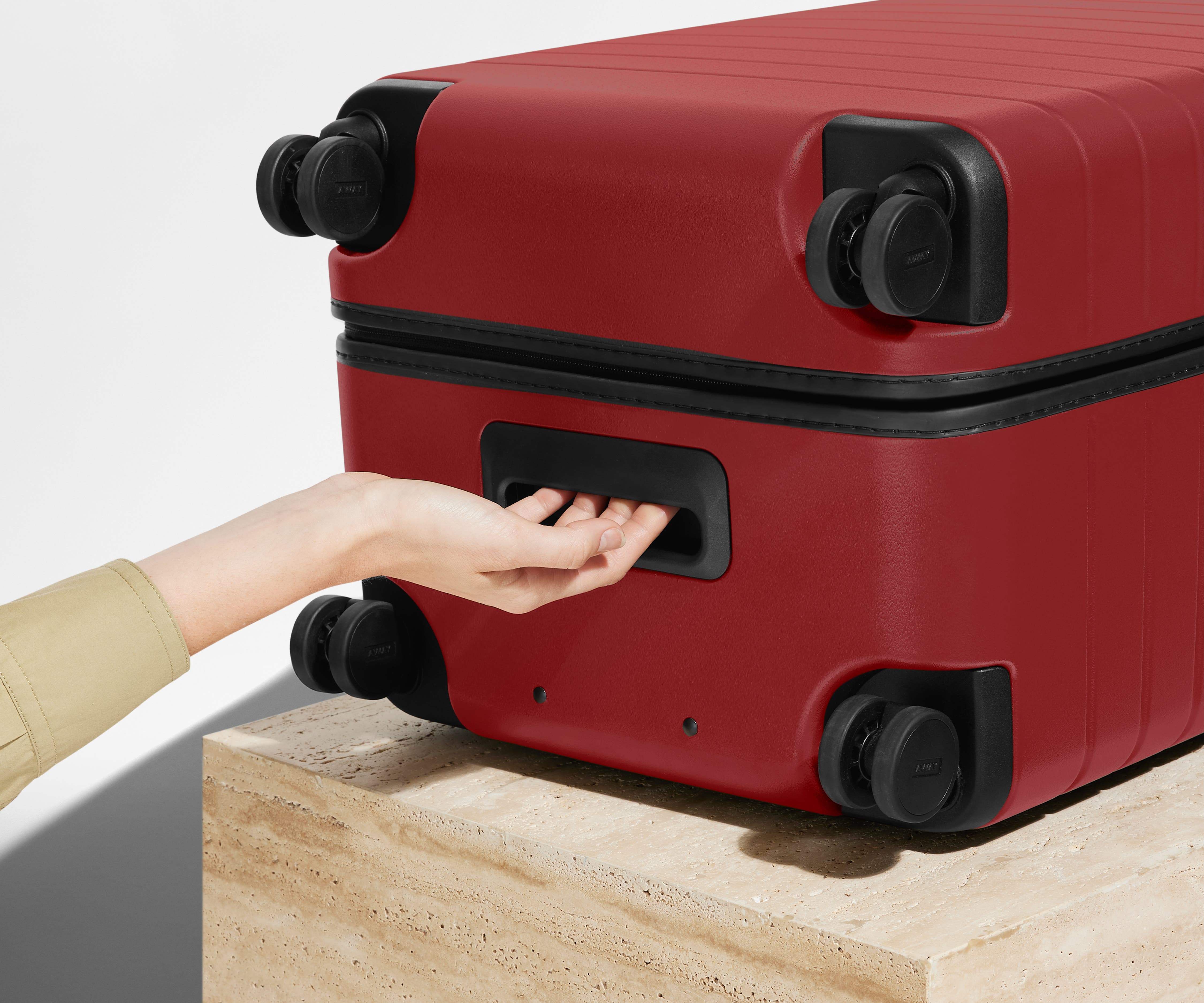 Stylish Tango Red Trunk - Durable Travel Luggage for Weekend Getaways & Storage Solutions | Perfect for Air Travel, Camping & Home Organization