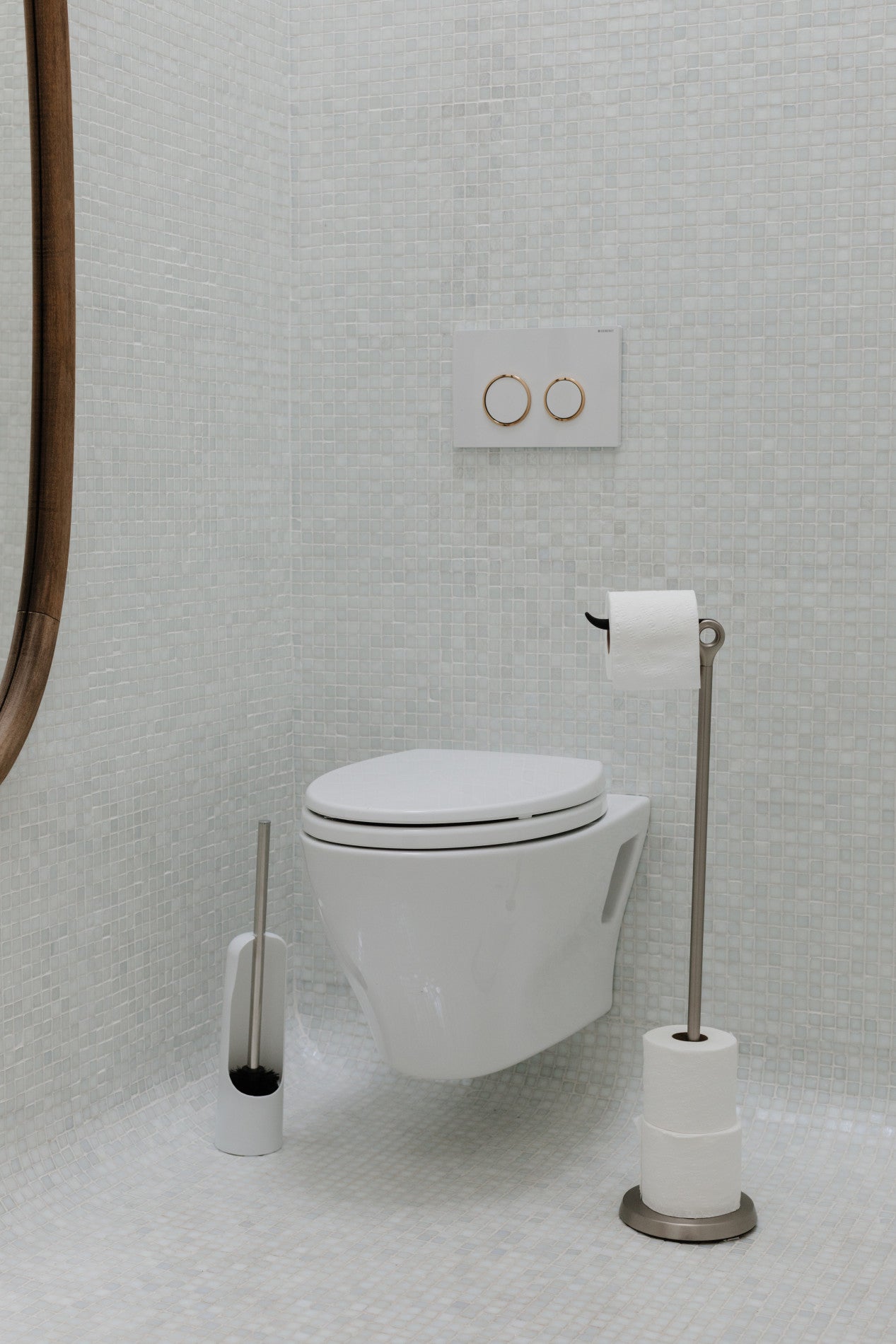 Tucan Toilet Paper Holder - Sturdy Bathroom Tissue Roll Stand with Easy Installation - Perfect for Home, Office, and RV Use